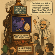 Mencari Asal-Usul Ketidaksempurnaan Sebutir Remahan Biskuit Waktu