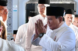 Idul Fitri di Aceh, Prabowo Puji Pemulihan Paska Bencana