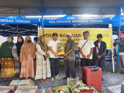 Gerindra Bontang Peduli, Salurkan Sembako dan Pakaian untuk Korban Kebakaran