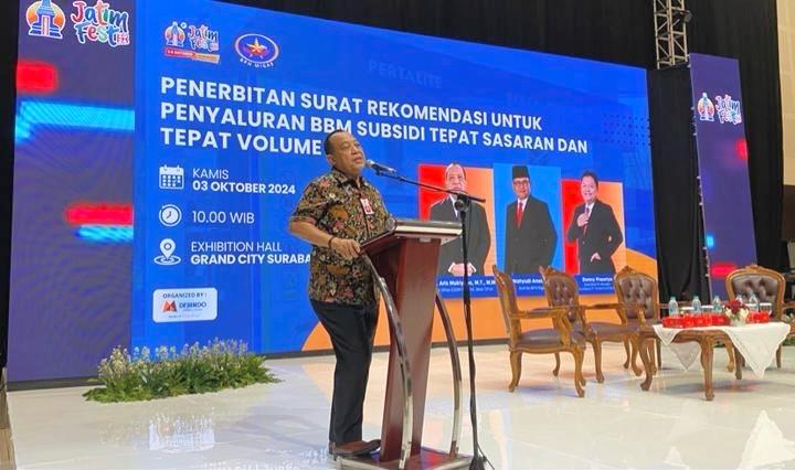 JATIM FEST 2024: Dinas ESDM Jatim Bersama BPH Migas Sosialisasikan Penerbitan Surat Rekom JBT dan JBKP