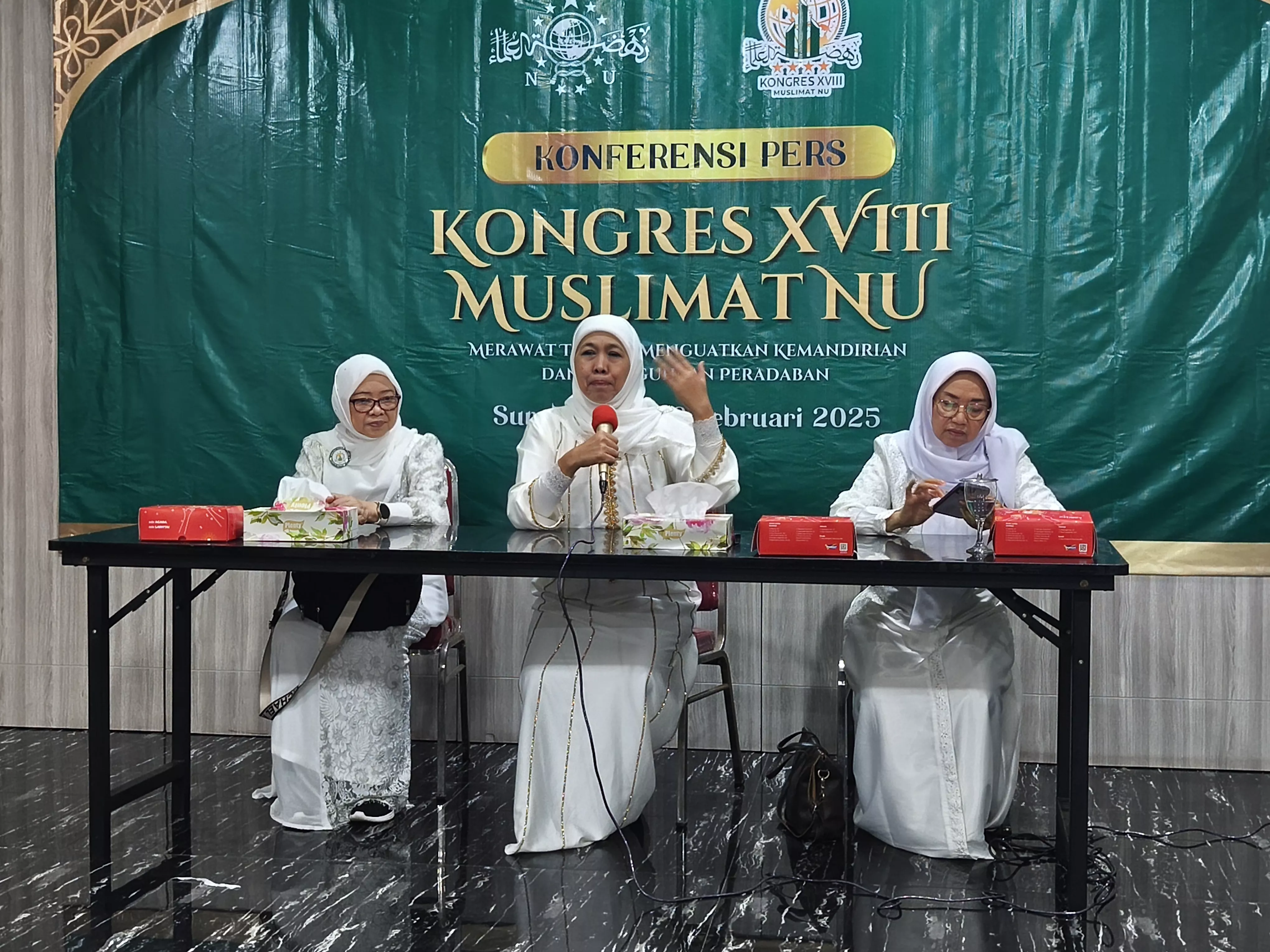 Khofifah: Prabowo dan Gibran Hadiri Pembukaan Kongres XVIII Muslimat NU di Surabaya
