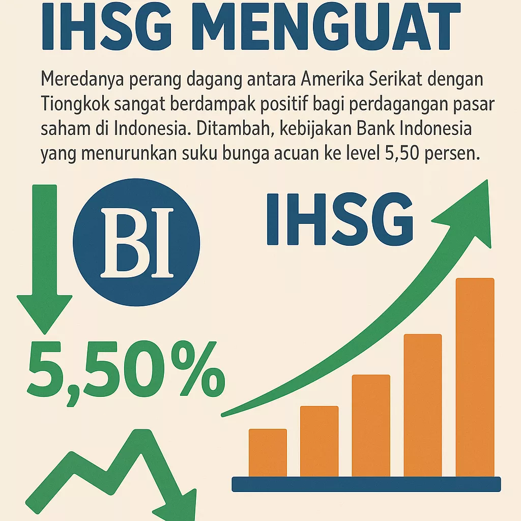 BI Rate Turun, IHSG Menguat