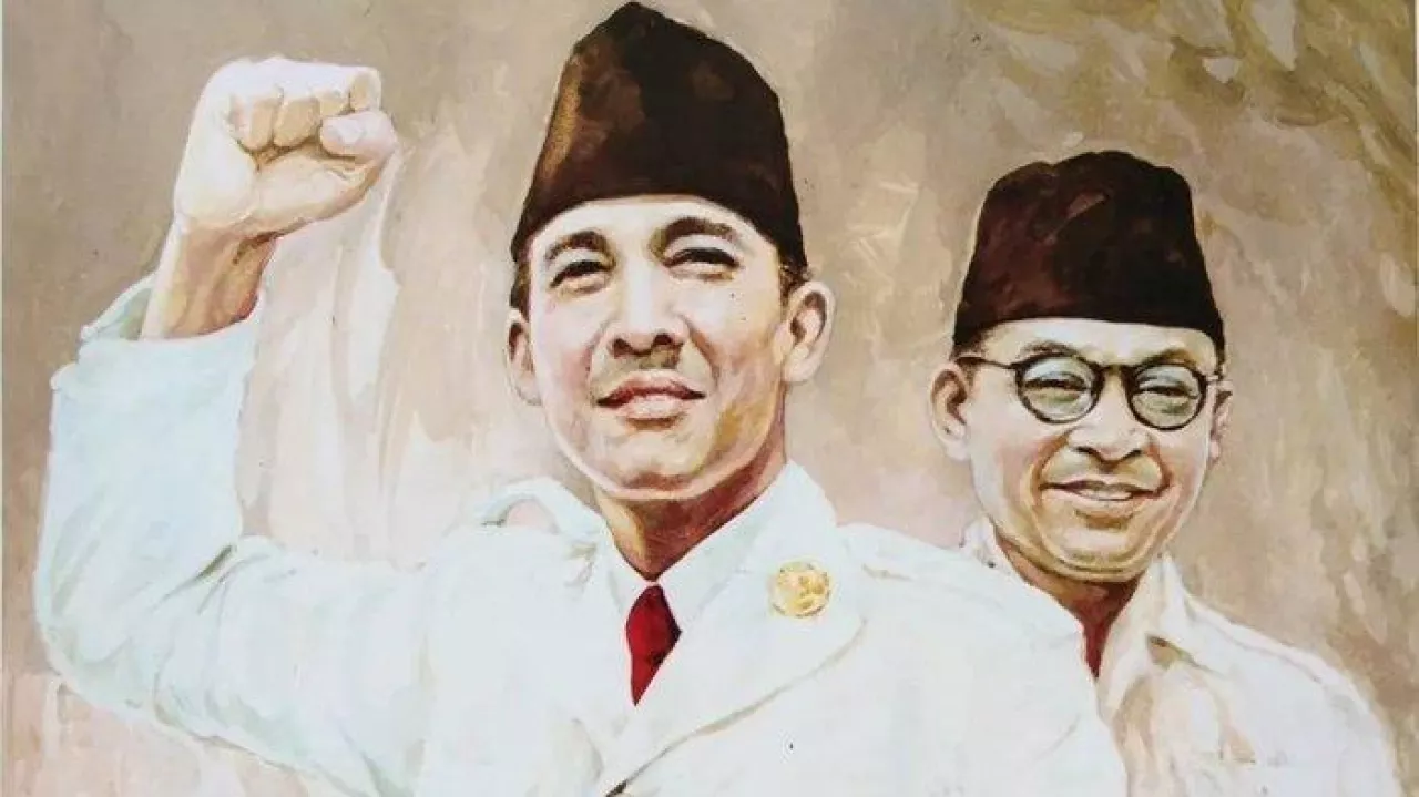 Ilustrasi Soekarno dan M Hatta