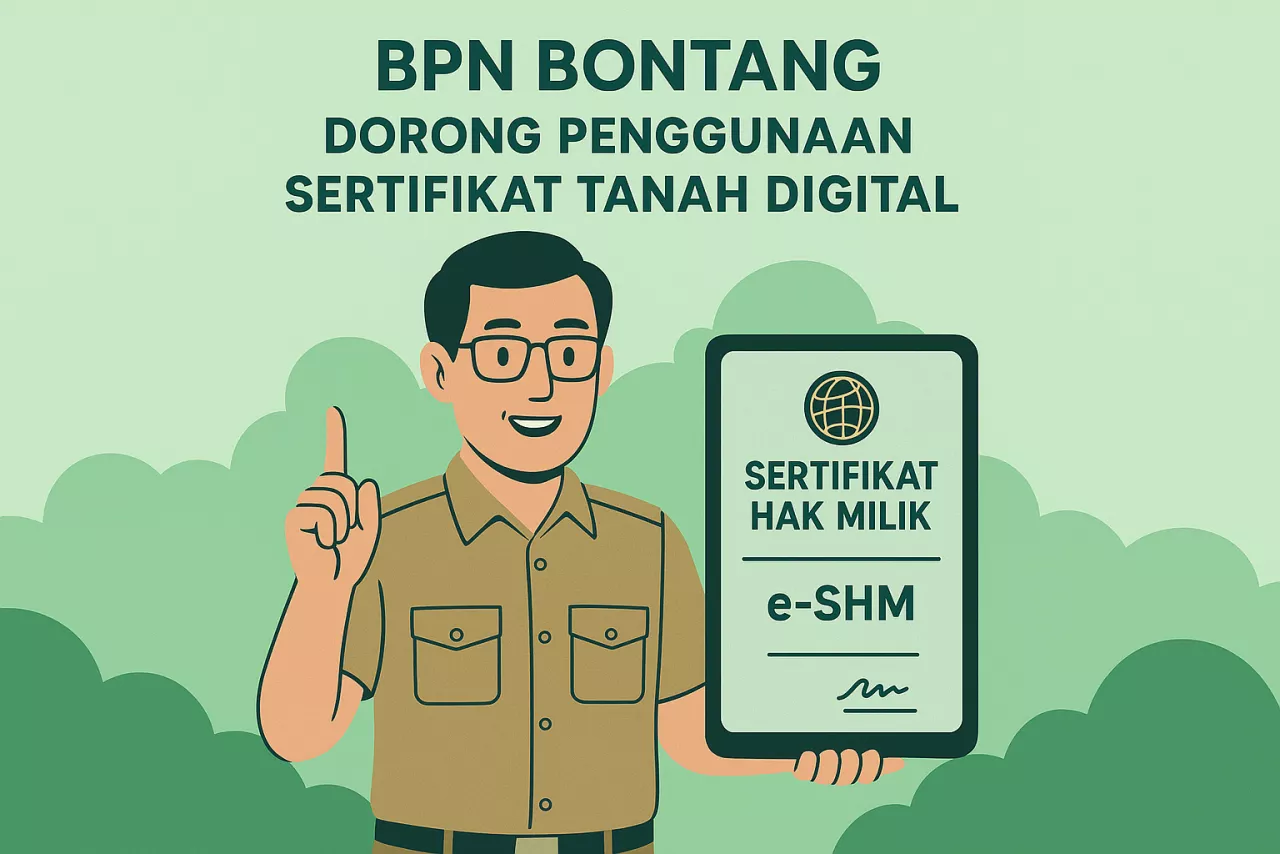 BPN Bontang Dorong Penggunaan Sertifikat Tanah Digital (e-SHM)