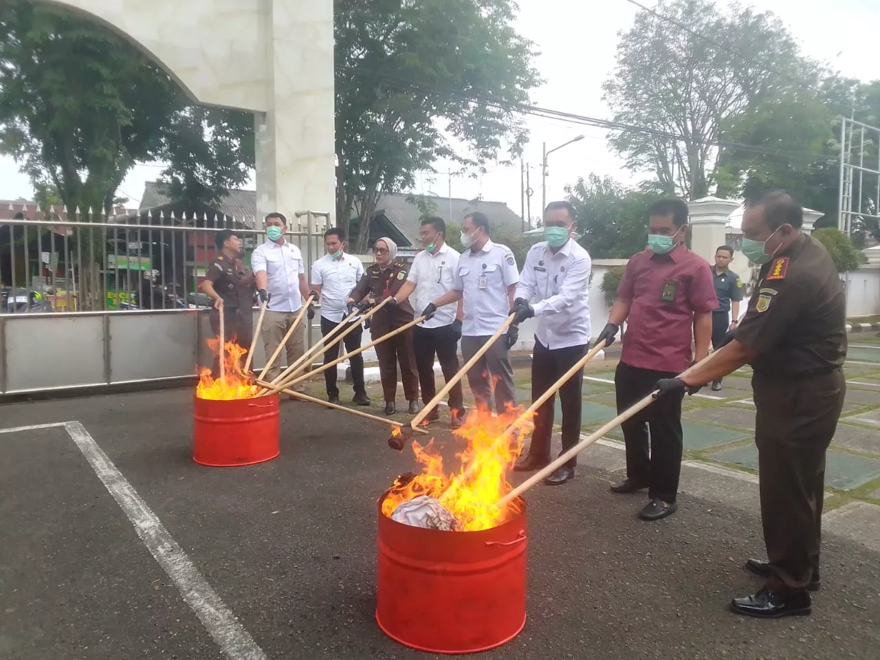 621 Gram Sabu Dimusnahkan Kejari Bontang, Komitmen Berantas Narkoba