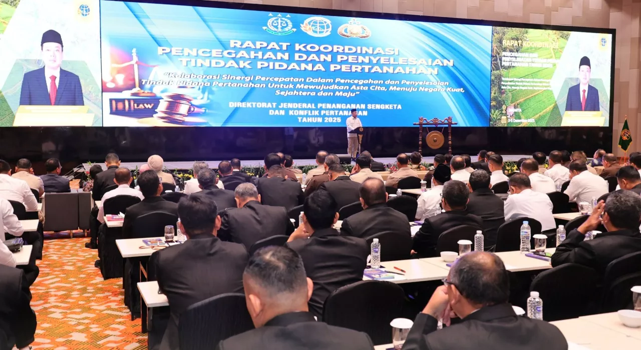 Menteri Nusron Minta APH Perkuat Kolaborasi Berantas Mafia Tanah