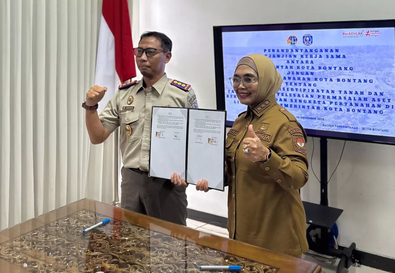 Teken PKS dengan ATR/BPN, Pemkot Bontang Amankan Aset Daerah