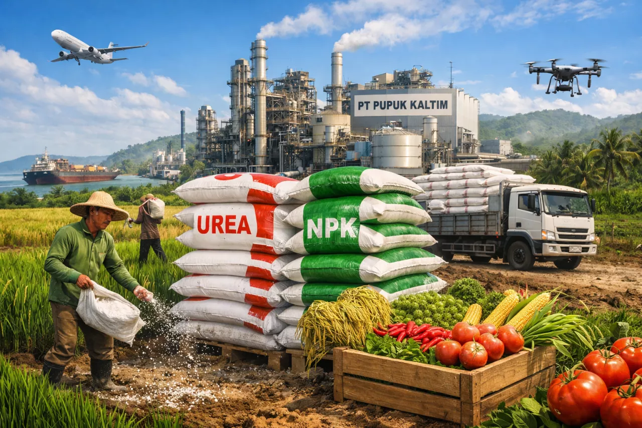 Pupuk Kaltim Genjot Produksi dan Program Agrosolution untuk Dukung Petani Kaltim