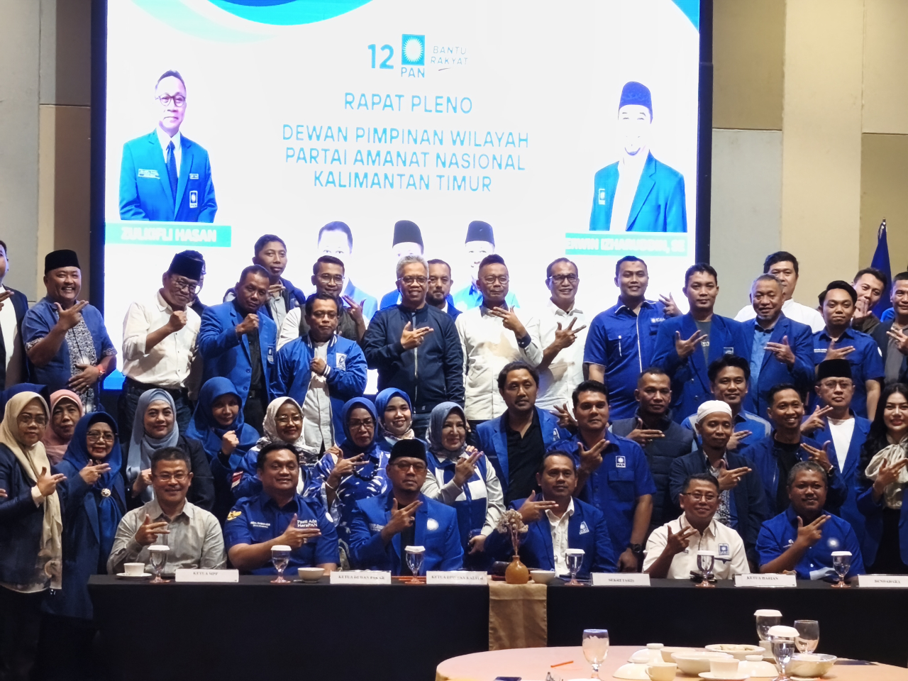 Para pengurus DPW PAN Kaltim