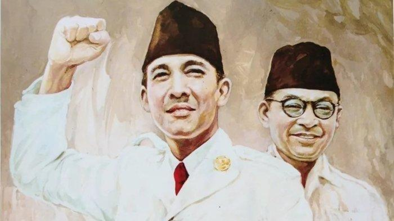 Ilustrasi Soekarno dan M Hatta