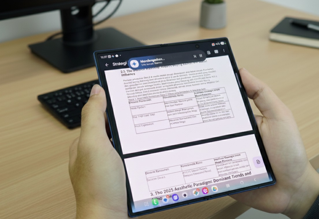 Samsung Redefinisi Produktivitas Mobile Lewat Integrasi Gemini AI di Galaxy Z Fold 7