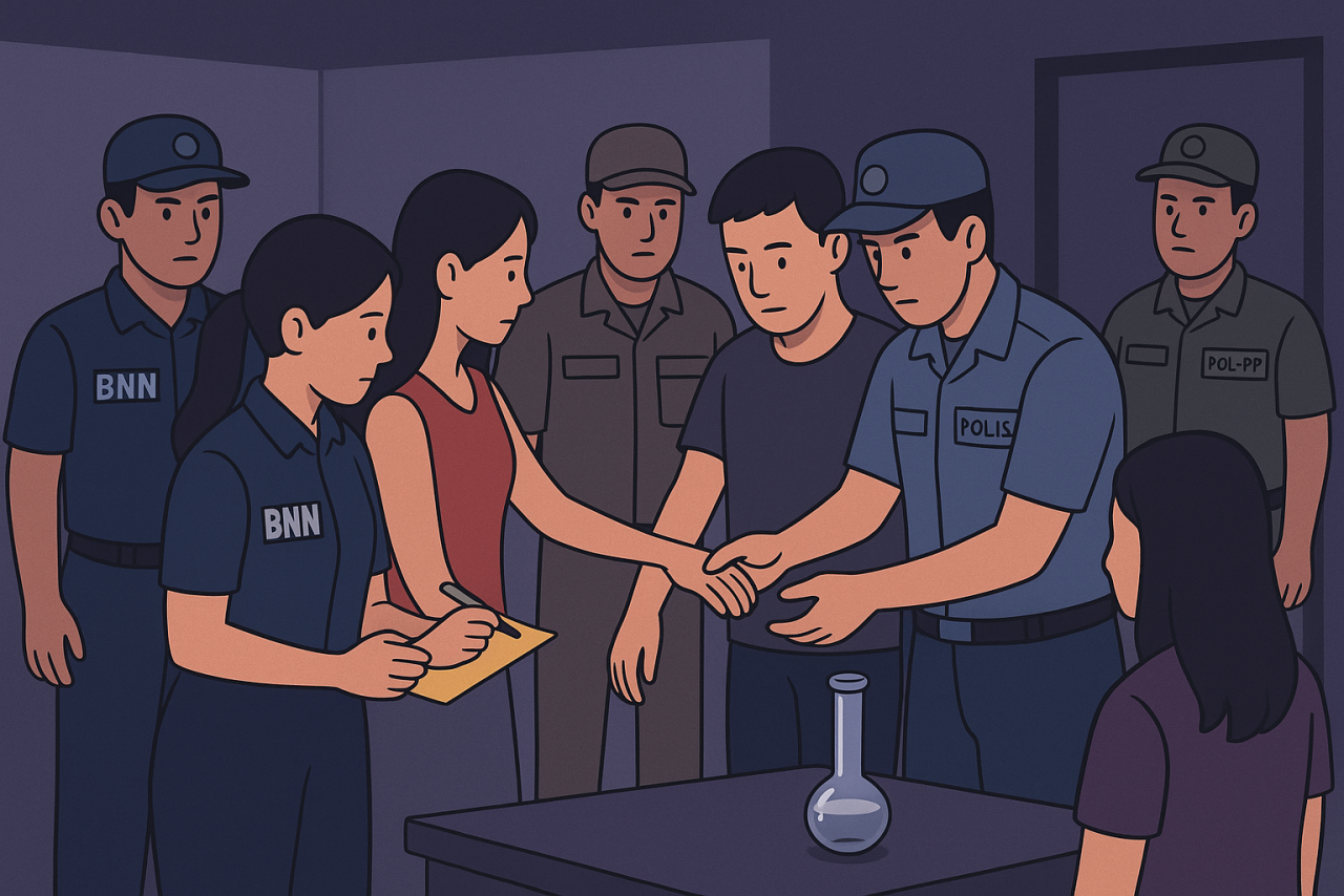 Ilustrasi sidak THM Prakla yang dilakukan tim gabungan. (Gambar: AI)