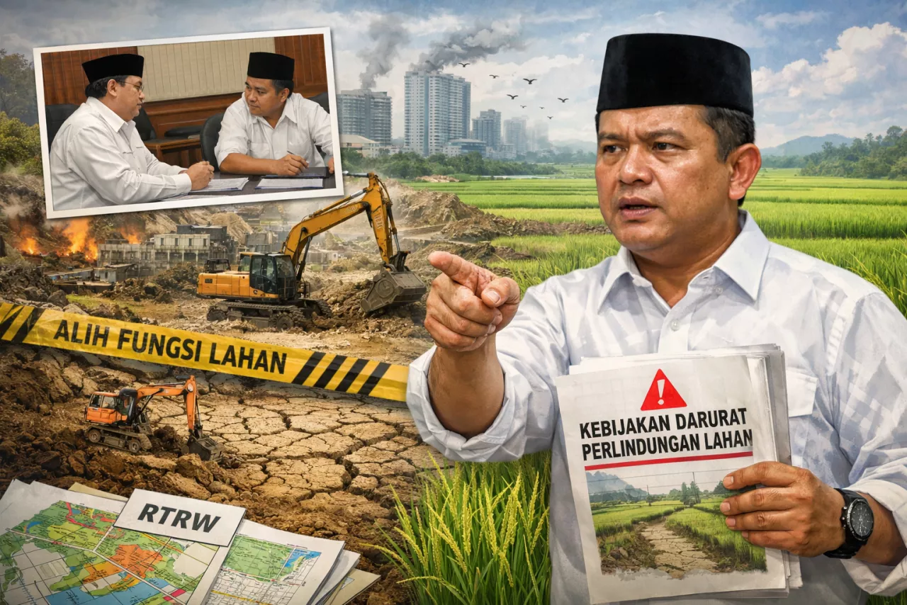 Lahan Sawah Tergerus, ATR/BPN Terapkan Kebijakan Darurat LP2B
