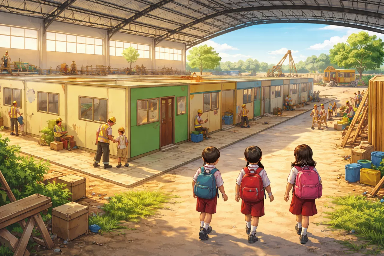 Sekolah Rakyat Bontang Dimulai dari Sekolah Rintisan di GOR Bontang Lestari
