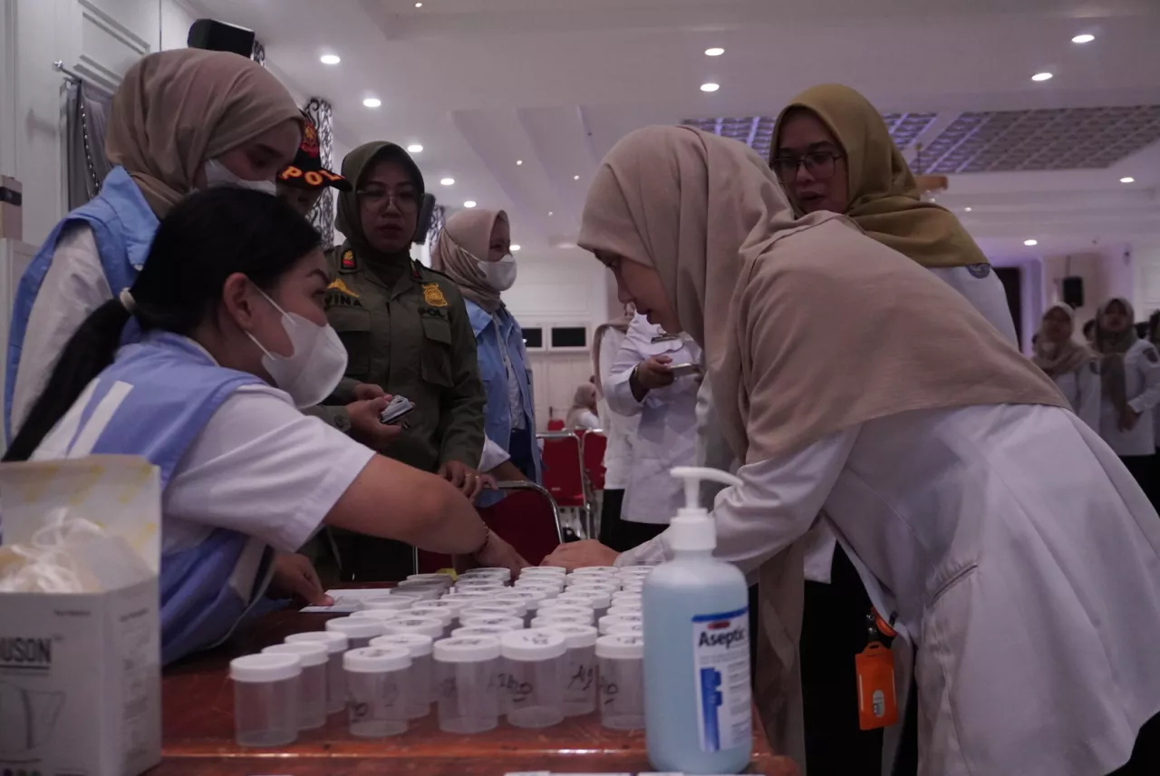 BNNK Bontang Tes Urine Dadakan ke 110 CPNS