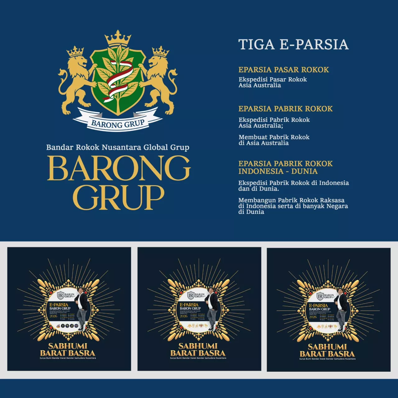 Gus Lilur Bentuk Barong Group, Bidik Pasar Rokok Global