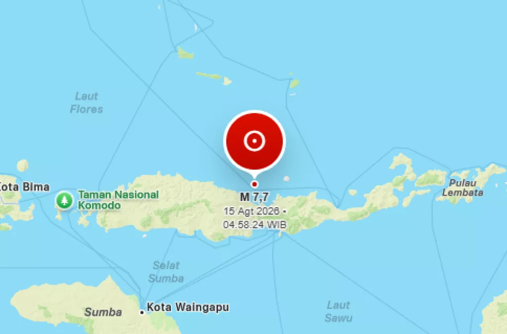 Gempa 7,7 SR Guncang NTT, Lima Tewas dan Ribuan Mengungsi