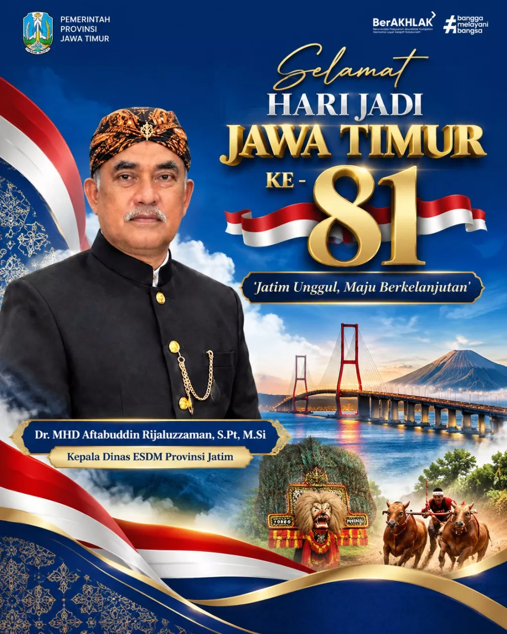 Ucapan HUT Jatim