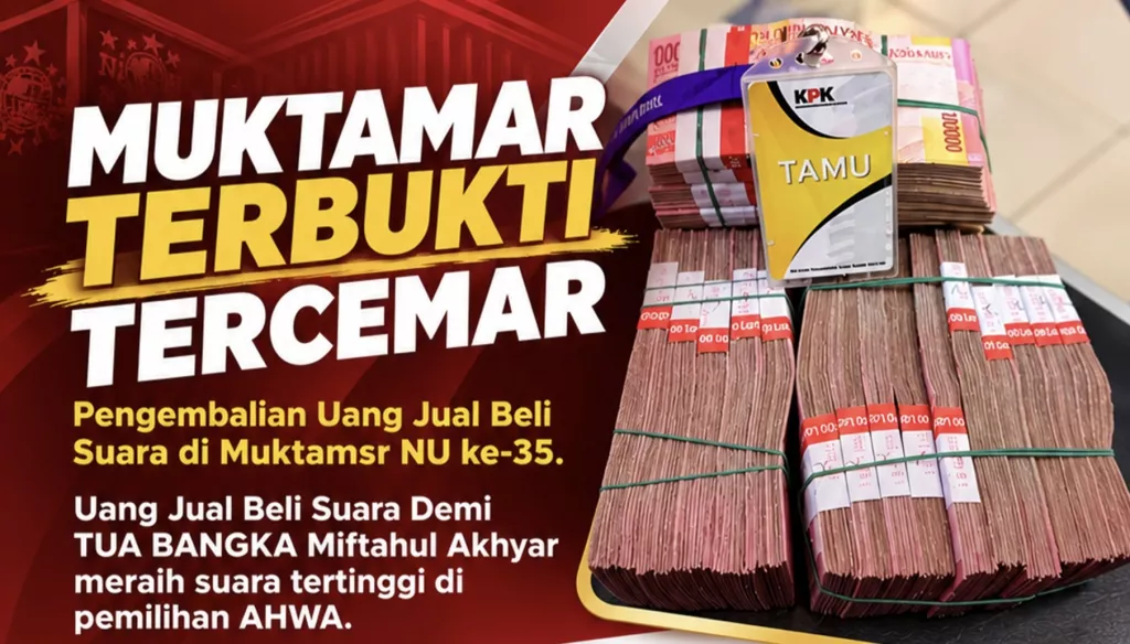 Gus Lilur: Ungkap Dugaan Suap Muktamar NU