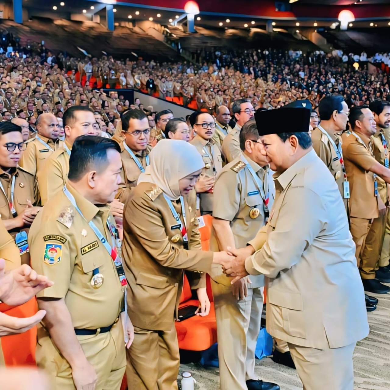 Hadiri Rakornas Pusat dan Daerah, Khofifah: Jawa Timur Siap Jalankan Program Prioritas Nasional
