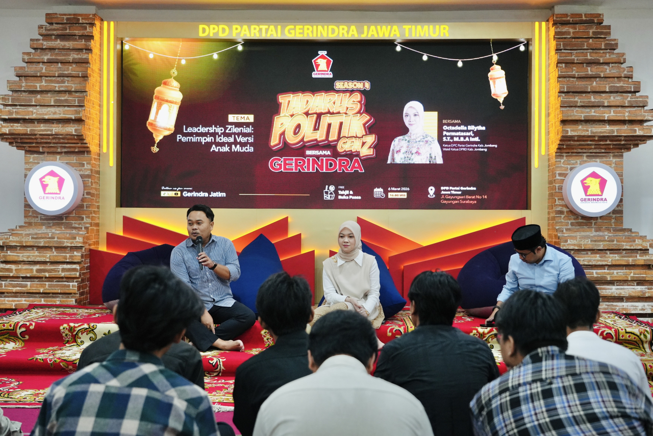 Gerindra Jatim Dorong Anak Muda Tak Apatis terhadap Politik