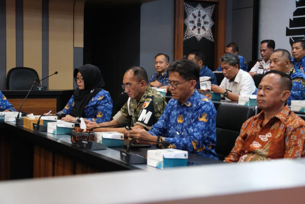Rapat koordinasi Tim Terpadu Pertambangan MBLB Kabupaten Mojokerto.
