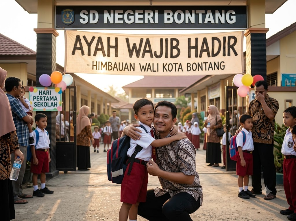 Neni: Ayah Wajib Antar Anak Sekolah di Hari Pertama