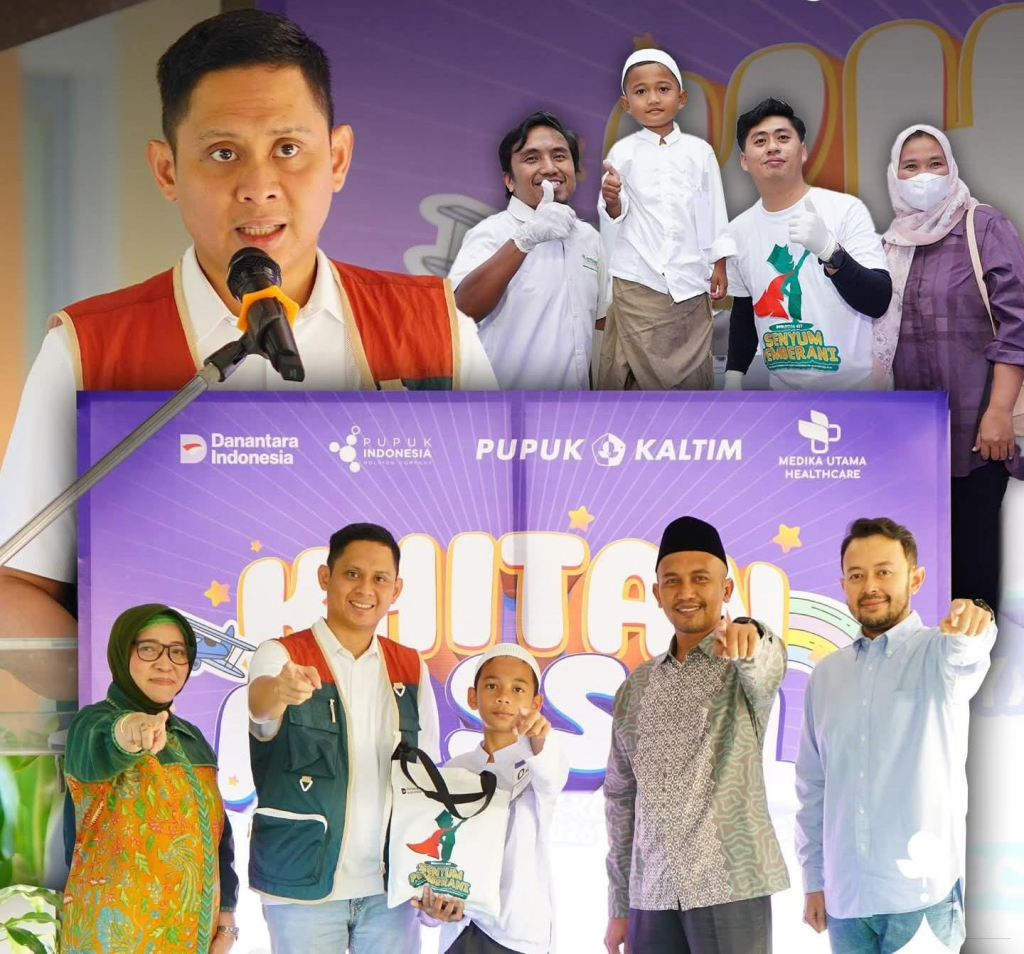 Program khitan massal gratis yang digelar PT PKT kepada masyarakat Bontang