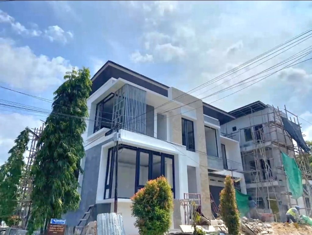 Rumah yang sedang dikerjakan PT PSE
