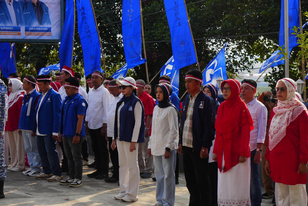 Upacara peringatan HUT RI ke-81 di rumah PAN Kaltim, Jalan Teuku Umar Samarinda, Senin, 17 Agustus 2026.