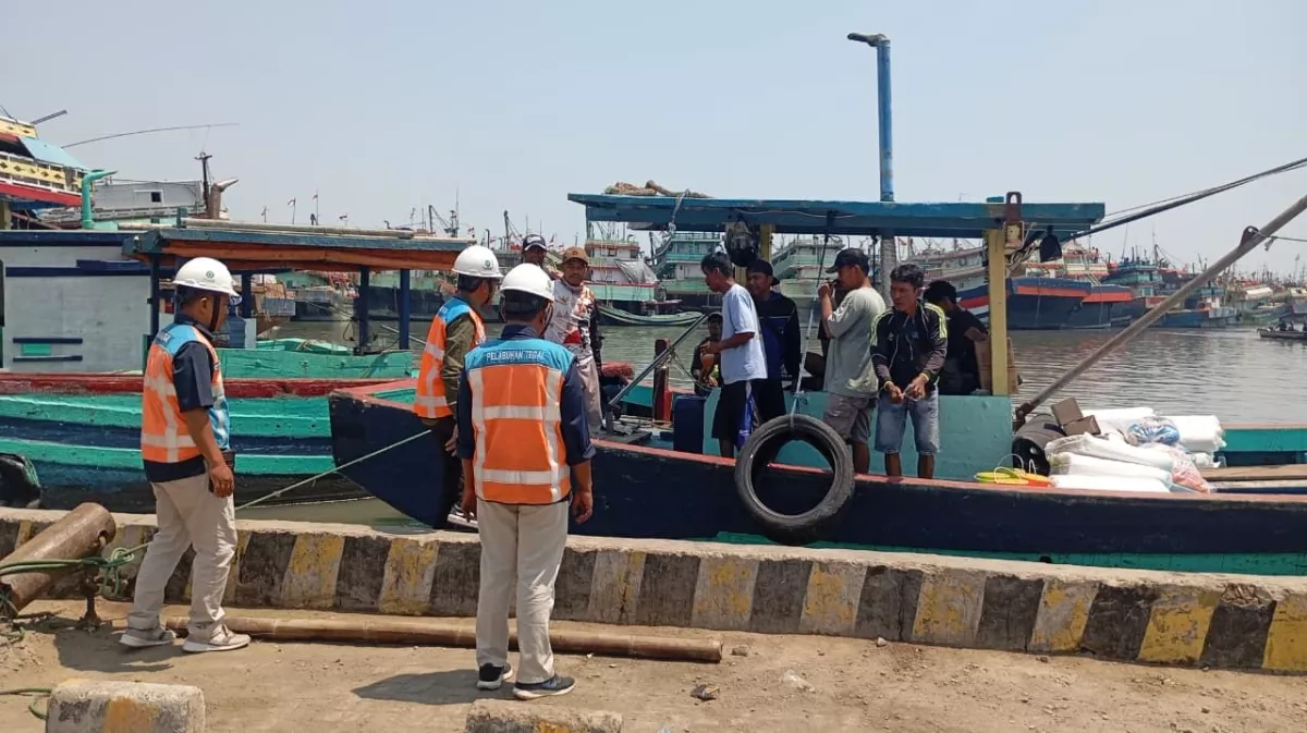 Sidak Kapal, Pelindo Tegal Cegah Kebakaran