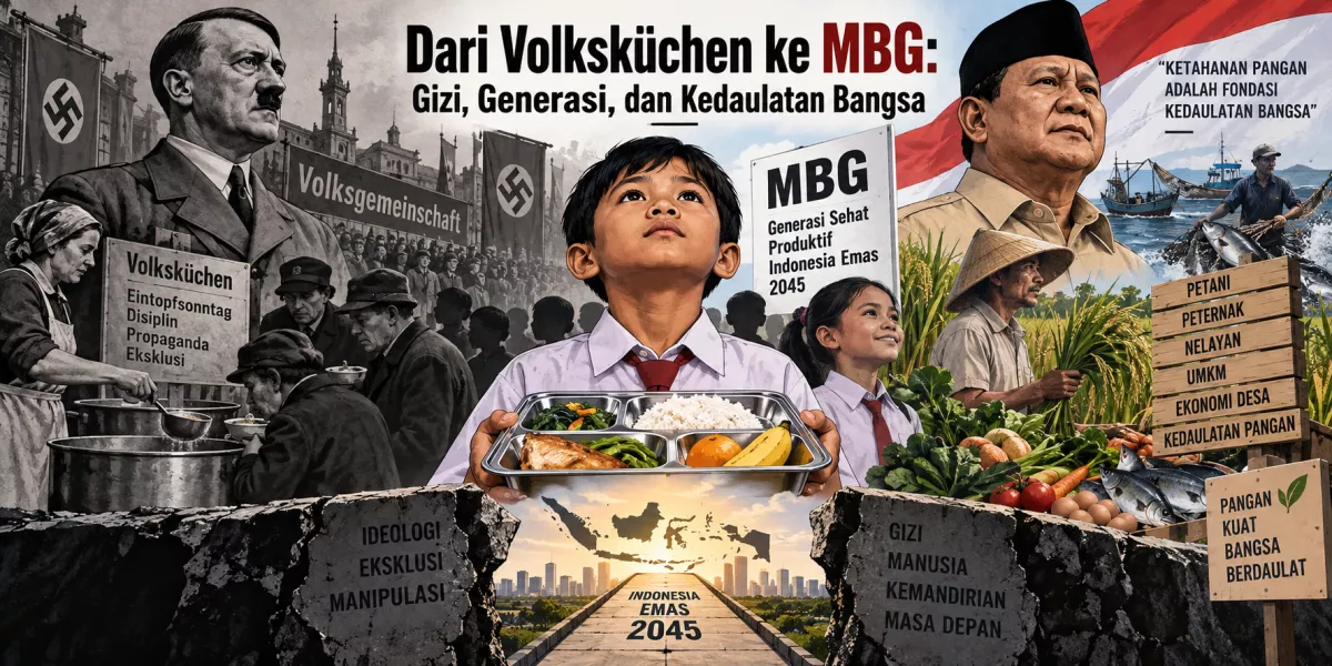 Dari Volksküchen ke MBG: Gizi, Generasi, dan Kedaulatan Bangsa