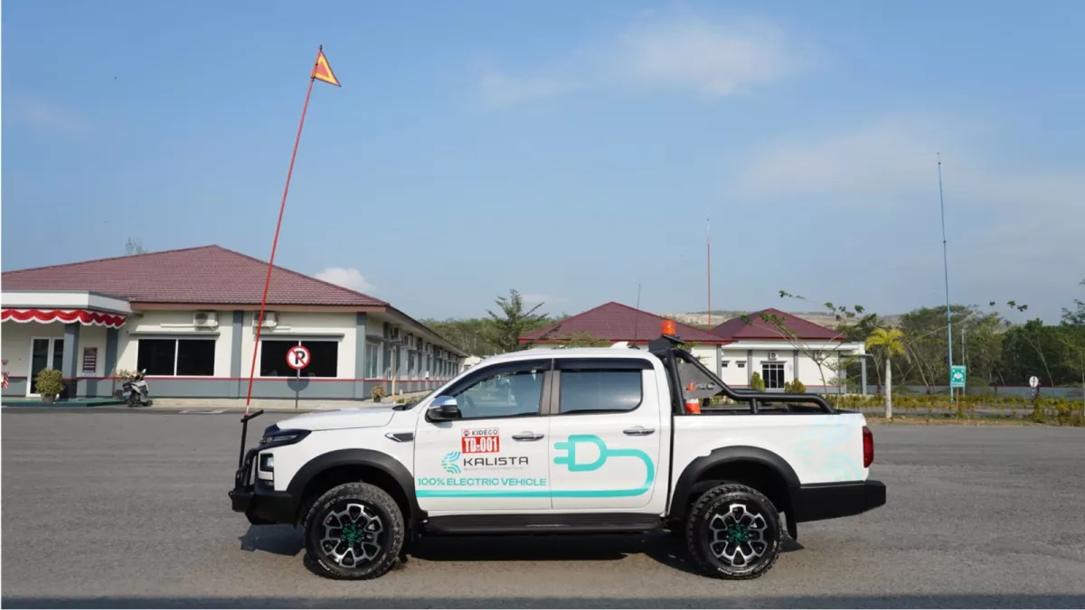 Mobil EV yang diujicoba PT Kideco
