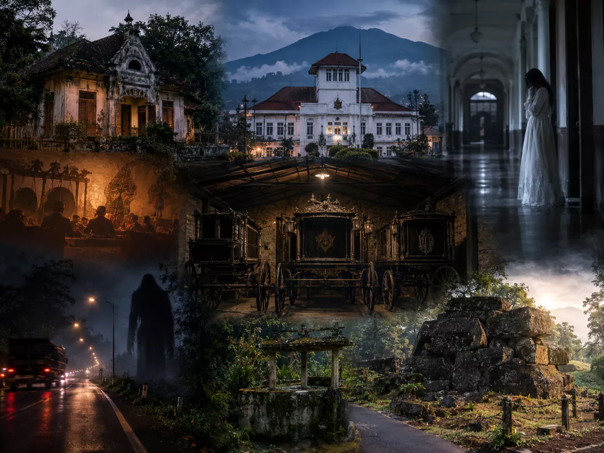 Ilustrasi Kisah Mistis dan Urban Legend yang Beredar di Salatiga. (Foto: AI)