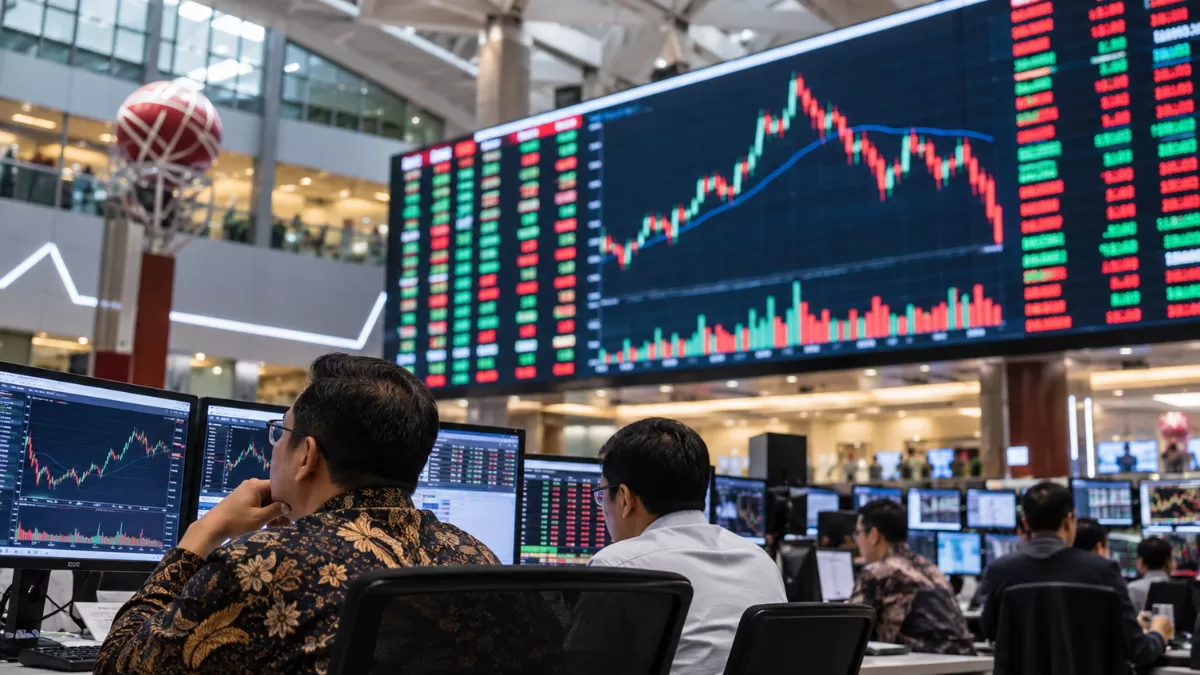 Perdagangan saham. (ist)